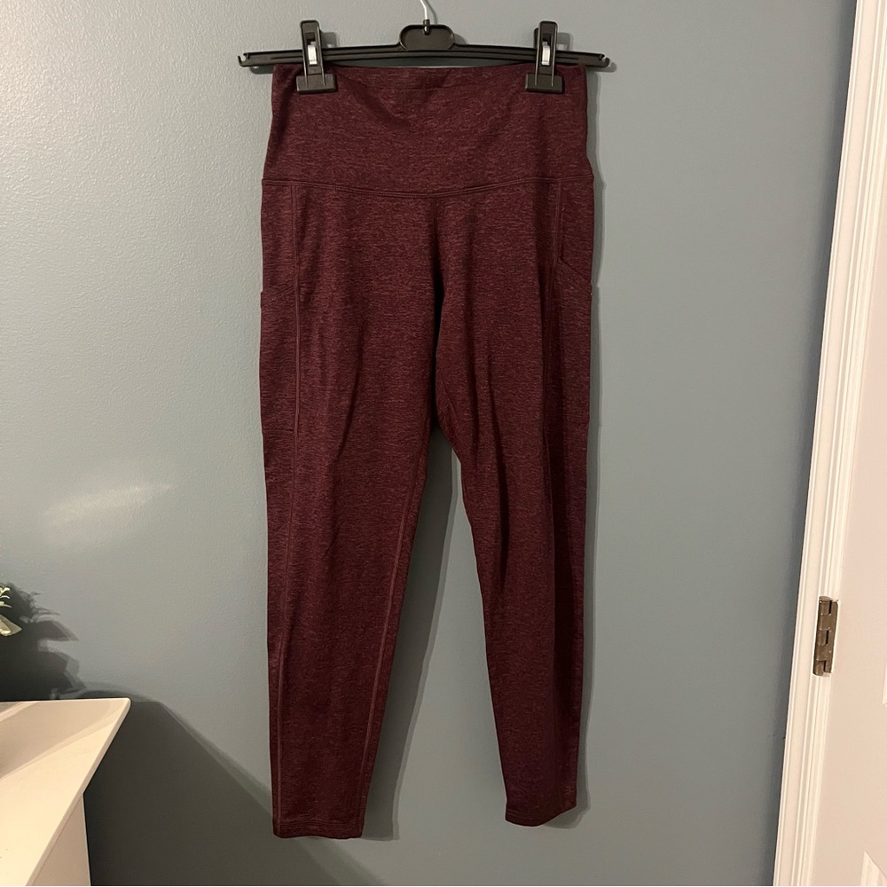 Aerie Red Heather Leggings